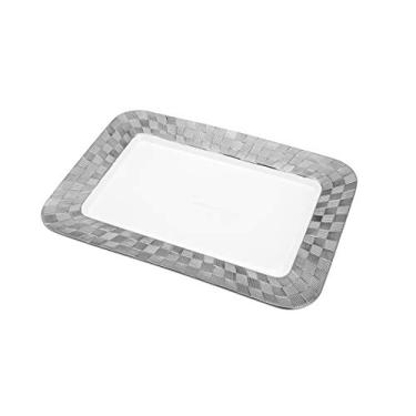 Imagem de TRAVESSA PORCELANA VERA SILVER 27x19x2cm