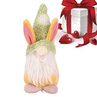 Imagem de Pelúcia de páscoa, decoração de gnomo de páscoa linda boneca de pelúcia de páscoa decoração de coelhinho da páscoa para embalagem de presente para ornamentos decorativos para fabricação de