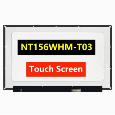 Imagem de TFTcenter NT156WHM-T03 V8.0 V8.1 LCD LED OnCell Touch Screen Substituição para Laptop 40Pins HD 1366x768 Display (apenas para NT156WHM T03 não para outros) com fita