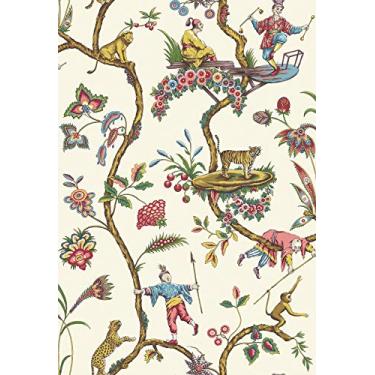 Imagem de Scalamandre Papel de parede SCS3843 Chinoise Exotique, multicolorido