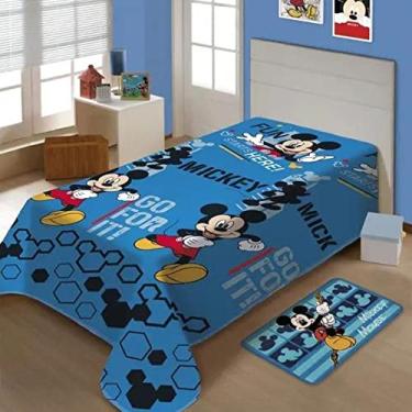Imagem de Manta Disney Soft Solteiro 1,50 x 2,00m Mickey Fun Jolitex