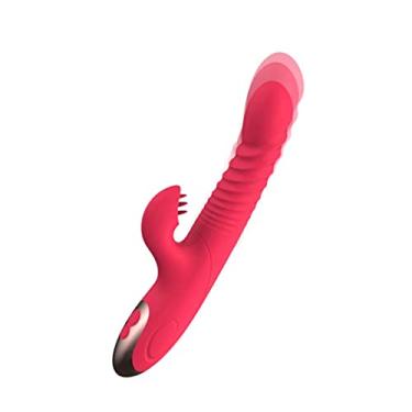Imagem de Vibrador Feminino Estimulador Aquecimento do Clitóris Telescópico Ponto G Carregamento USB 10 Velocidades Sexuais Zatla