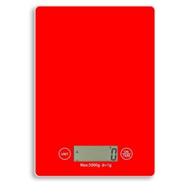 Imagem de Balança de cozinha digital Balança de cozinha com toque inteligente para cozimento saudável Balança de cozinha com design ultrafino display lcd