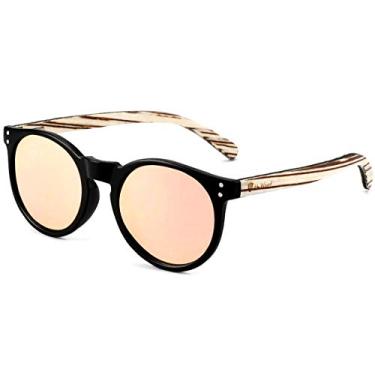Imagem de Óculos de Sol HU WOOD Polarizados Óculos de Sol Design Madeira Bambu COLORS com Proteção Uv400 (C2)