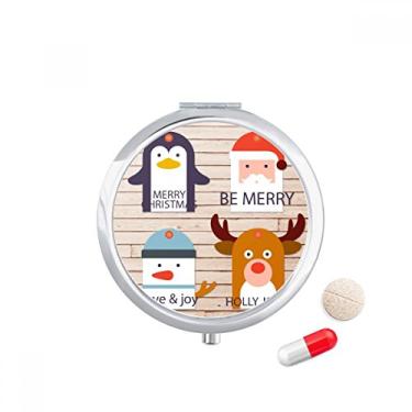 Imagem de Porta-comprimidos, porta-comprimidos, caixa de armazenamento de medicamentos, árvore de Natal