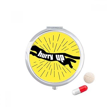 Imagem de Caixa de armazenamento de remédios preta com contorno de pantera natural