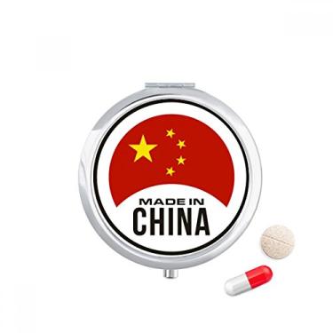 Imagem de Caixa de comprimidos chinesa redonda nacional chinesa dispensadora de armazenamento de remédios