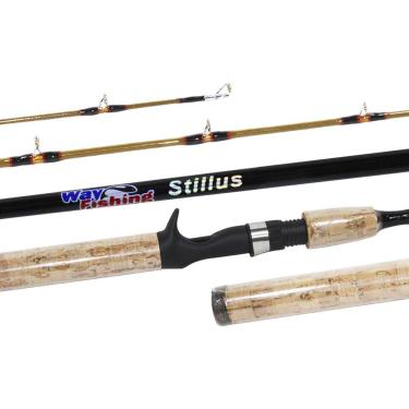 Imagem de Vara Pesca Carretilha Way Fishing Stillus 1681 1,68m 15-30 Lbs Inteiriça