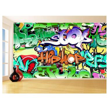 Imagem de Papel De Parede 3D Arte Graffiti Mural Grafite 3,5M Tra71