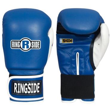 Imagem de Luvas Super Bag de Gel de Boxe com Gola Ringside, Azul, Regular