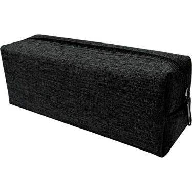Imagem de Estojo Tecido Quadrado Grande 1 Ziper Preto, Kit, 564471, Multicor