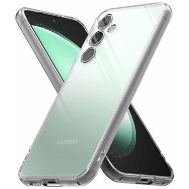 Imagem de Ringke Capa Fusion [Always Look Classy] compatível com Samsung Galaxy S23 FE, revestimento UV para resistência a arranhões e descoloração, bolsos de ar à prova de choque - transparente