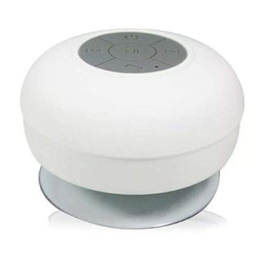 Imagem de Mini Caixa Caixinha De Som Prova D'água Bluetooth Branca