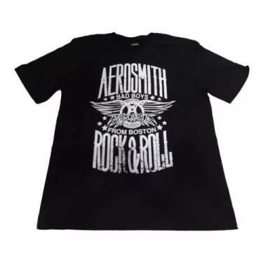 Imagem de Camiseta Aerosmith Banda De Rock Blusa Adulto Hcd416 Rch