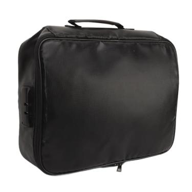 Imagem de Saco de Documentos à Prova de Fogo, Com Bloqueio de Senha, Saco à Prova D'água e à Prova de Fogo Com Isolamento Térmico de 2.000 ℉, Armazenamento de Saco à Prova de Fogo de