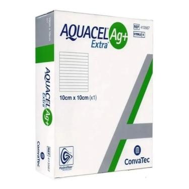 Imagem de Aquacel Ag+ Extra 10x10cm (unidade) - Convatec