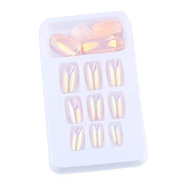 Imagem de DOITOOL Unhas Autocolantes 24 Unidades postiça unhas postiças unhas de gel adesivos para unhas cobertura de completa remendo de adesivo de Sinfonia adesivos de unhas falsas