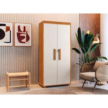 Imagem de Armário Multiuso Atenas 2 Portas Nature/Off White