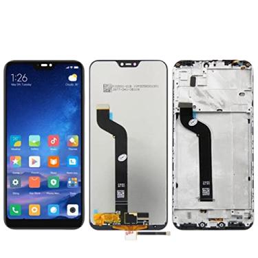 Imagem de Display LCD SHOWGOOD de 5,8 polegadas para Xiaomi Mi A2 Lite LCD de substituição para tela sensível ao toque Xiaomi Redmi 6pro com moldura M1805D1SG (branco com moldura)