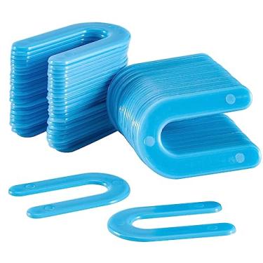 Imagem de Sukh Espaçadores de Azulejo de Cerâmica - 133 Peças - Ferradura de Plástico - 1/16 - Reutilizável - Azul - Plástico - Colado - Moderno