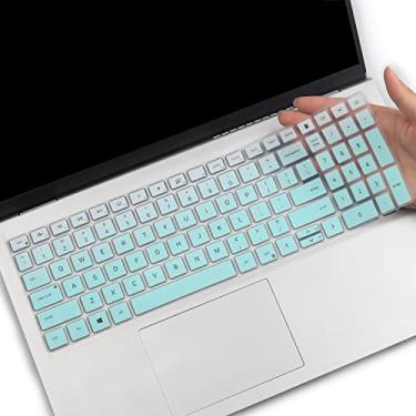 Imagem de Capa de teclado para Dell Inspiron 15 3510 3511 3515 3525 5510 5515 5518 7510, Inspiron 16 7610, Dell Vostro 15 5510, Latitude 3520, 2022 2021 Dell Inspiron 15 16 3000 5000 7000 (não serve para Dell G5 G15)