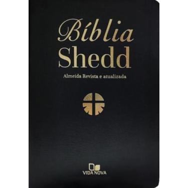 Imagem de Bíblia Shedd - Couro Bonded Preta - Vida Nova