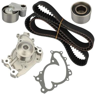 Imagem de IRONTEK Kit de correia dentada com bomba de água para Lexus ES300, 1999-03 para Lexus RX300, 1995-04 para Toyota Avalon, 1998-03 para Toyota Sienna, 1999-03 Solara, 1994-01 Camry, TBK257 955 257K1