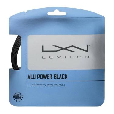 Imagem de Set de Corda para Raquete de Tênis Luxilon Alu Power Preta 1.25mm