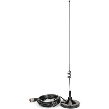 Imagem de Retevis Antena de rádio amador de banda dupla 144/430MHz, 48 cm, VSWR menor que 1,5, compatível com BTECH ICOM Kenwood Midland Retevis RA86 RT95 RA25 RT97 (pacote com 1)