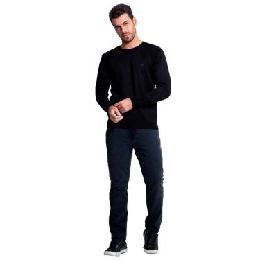 Imagem de Suéter Guess Masculino Tricot Pullover Shoulder Preto-Masculino