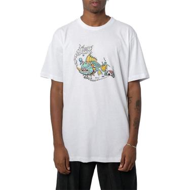 Imagem de Camiseta Lost Dog Fish WT24 Masculina Branco