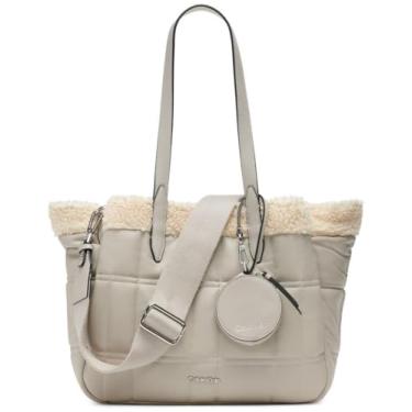 Imagem de Calvin Klein Bolsa Millie Novelty, Castanho/Marfim, One Size