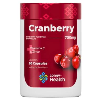 Imagem de Cranberry 700mg Vitamina Ce Zinco 60 Cápsulas - Longy Health