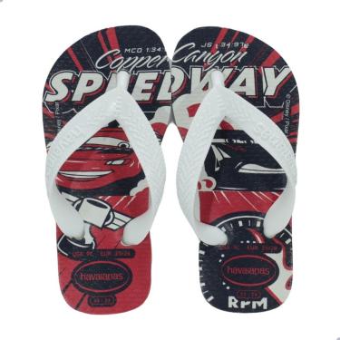 Imagem de Chinelo Infantil Havaianas Kids Cars-Branco