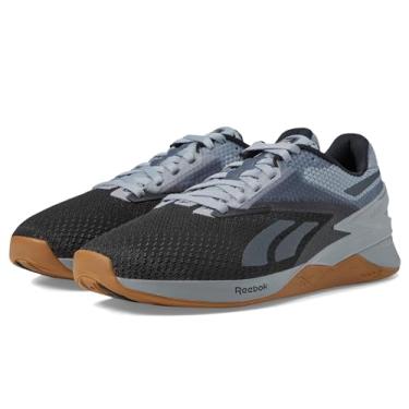 Imagem de Reebok Tênis masculino Nano X3 Fitness & Training, Cinza frio/preto/chiclete, 10 Women/8.5 Men