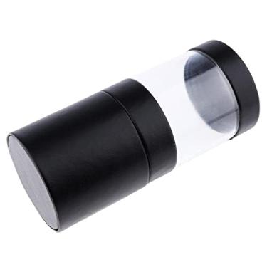 Imagem de Caixa organizadora de pincéis cosméticos - Recipiente de armazenamento portátil para pincéis, batom e muito mais - e multifuncional - para salões de beleza e viagens - preto