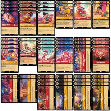 Imagem de MTG Decks & More Disney Lorcana Wreck-It Ralph Deck - Wreck-It Ralph, Fix-It Felix, Vanellope von Schweetz, Taffyta Muttonfudge - Custom Built - Very Strong - 60 Card!