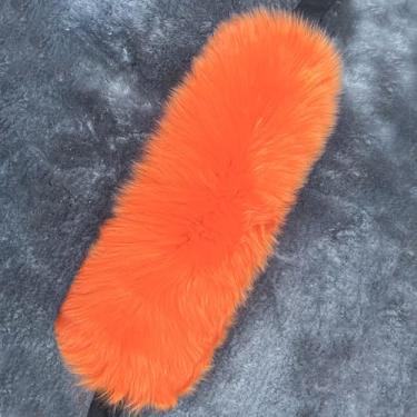 Imagem de OGLAND Capas de cinto de segurança de pele de carneiro fofas grandes de 34 cm, almofadas de cinto de segurança de lã felpuda para marcapasso, adultos, crianças, mulheres, almofadas universais para