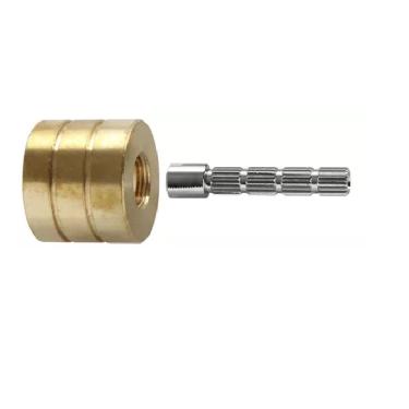 Imagem de Blukit - Torneira Para Banheiro Prolongador P/ Registro Art Cor Amarela E Acabamento Sem