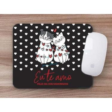 Imagem de Mouse Pad Presente Gatinhos Namorados - Deluzz