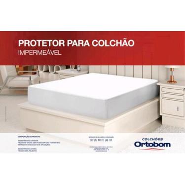 Imagem de Capa Protetora Para Colchão Impermeável Ortobom Casal - Orotobom