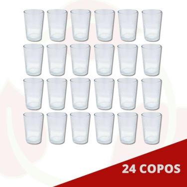 Imagem de Kit 24 Copos de Vidro Resistente 200ML Sucos e Drinks - PRATICASA, Ari