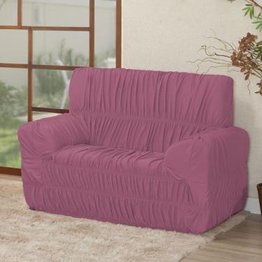 Imagem de Capa De Sofá 2 Lugares Avulsa Elasticada Malha Gel - Nalu Casa e Decor
