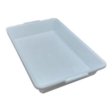 Imagem de Bandeja Plástica Retangular 7 Lts Multiuso Organização 43Cm - Trioplas