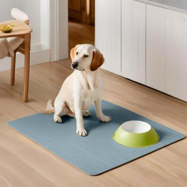 Imagem de 1 UN Base para Pote de Ração Pet: Reutilizável, Absorvente e Ecológico