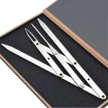Imagem de Paquimetro Auero Inox Para Designer de Sobrancelhas - Fan Nails