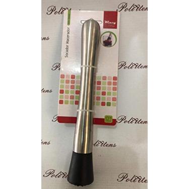 Imagem de Socador Caipirinha Drinks Macerador Cozinha Pilão Alho Inox