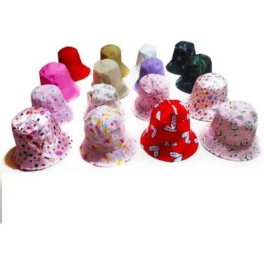 Imagem de Kit 04 Chapéu Cata Ovo Infantil Kids Criança Bucket