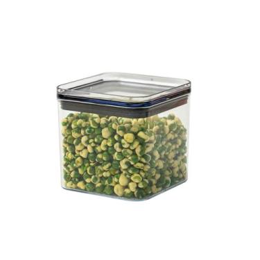 Imagem de Pote de acrílico 620ml com tampa hermético quadrado - Tüd - TUD, U, TR