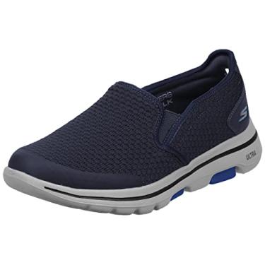Imagem de Skechers Tênis masculino GO Walk 5 Apprize, Azul marino, 10.5 X-Wide